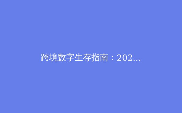 跨境数字生存指南：2024年VPN技术演进与隐私保护新范式 - 2