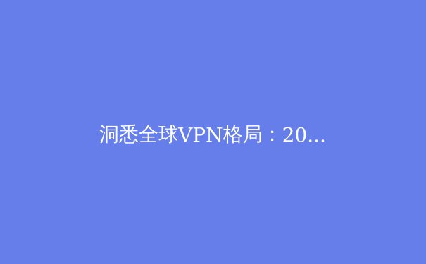 洞悉全球VPN格局：2024年解锁数字自由的专业指南与深度资讯 - 3