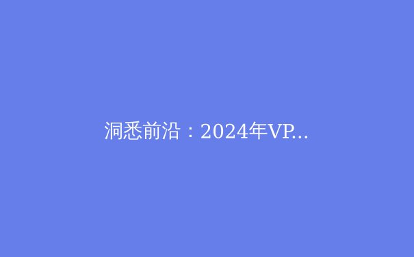 洞悉前沿：2024年VPN技术与隐私保护趋势深度解析 - 3
